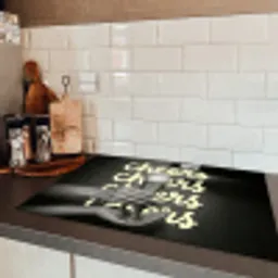 Cheers - Wijn - Zwart - Wit Inductie beschermer vinyl 3mm klein -sfeer3