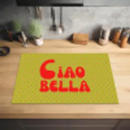 Ciao bella - Rood - Groen - Stippen Inductie beschermer vinyl 3mm klein -sfeer5