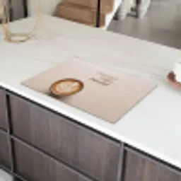 Koffie - Obessive Coffee Disorder - Beige Inductie beschermer vinyl 3mm klein -sfeer8