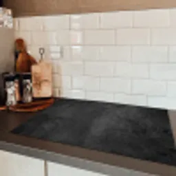 Beton - Robuust - Vintage - Rustiek - Grijs - Zwart Inductie beschermer vinyl 3mm klein -sfeer3