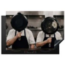 Koks - Koekenpannen - Keuken Inductie beschermer vinyl 3mm klein -3d