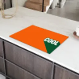 Cool - Oranje - Groen Inductie beschermer vinyl 3mm klein -sfeer8