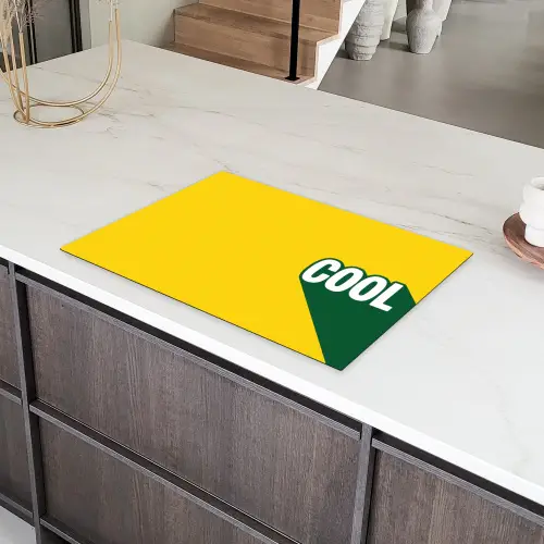 Cool - Geel - Groen Inductie beschermer vinyl 3mm klein -sfeer8