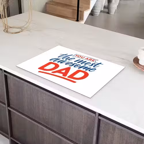 Papa - Vaderdag - Spreuken Inductie beschermer vinyl 3mm klein -sfeer8