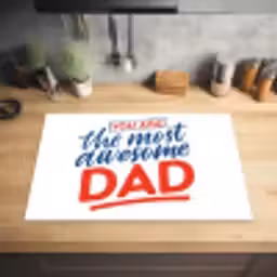 Papa - Vaderdag - Spreuken Inductie beschermer vinyl 3mm klein -sfeer5