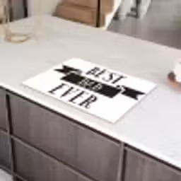 Papa - Quote - Beste papa Inductie beschermer vinyl 3mm klein -sfeer8