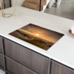Duinzicht op Zonsondergang Inductie beschermer vinyl 3mm klein -sfeer8