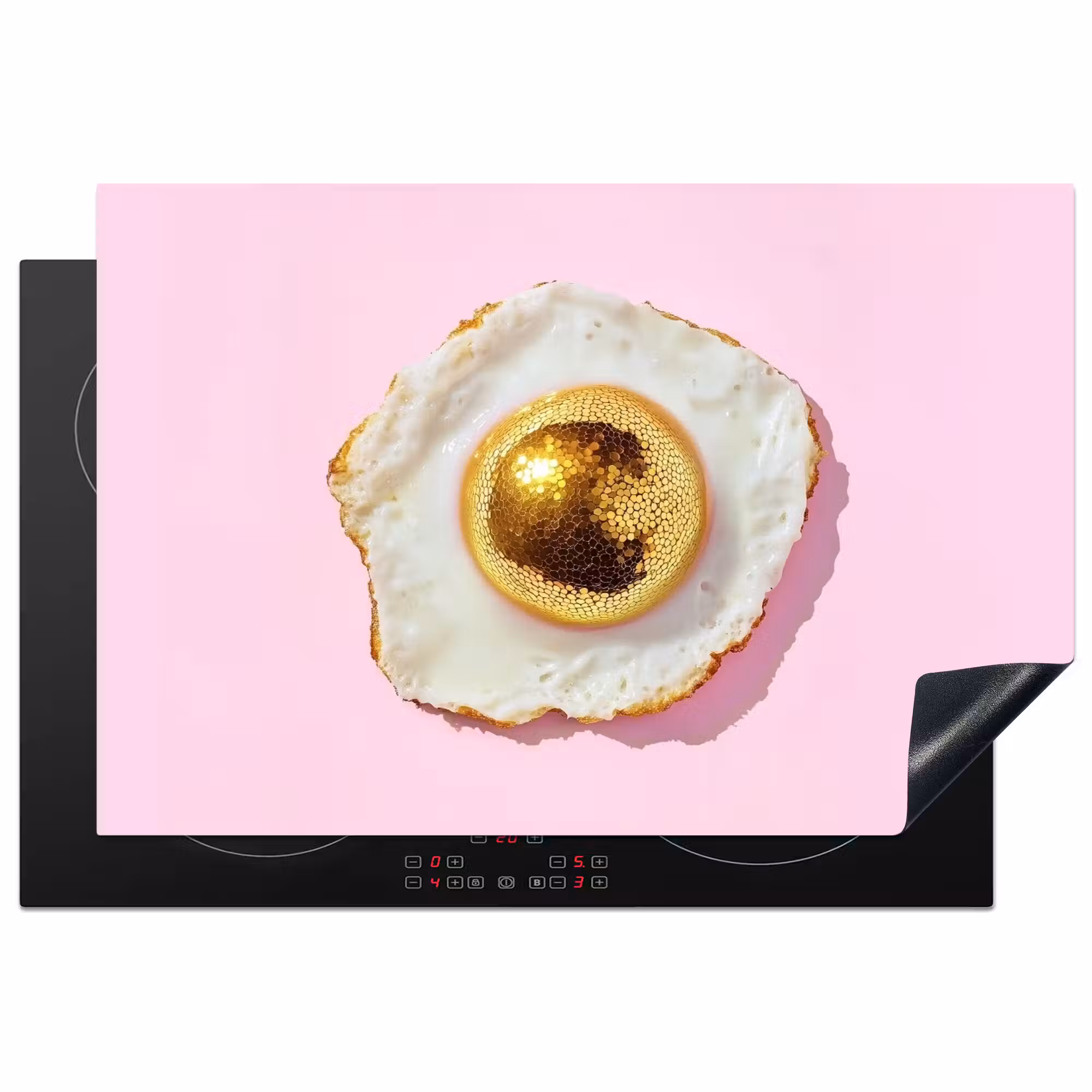 Induction Hob Cover - Egg - Disco - Breakfast - Glitter