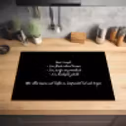 Oma's recept - Koken - Quotes - Spreuken - Oma Inductie beschermer vinyl 3mm klein -sfeer5