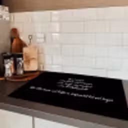 Oma's recept - Koken - Quotes - Spreuken - Oma Inductie beschermer vinyl 3mm klein -sfeer3