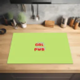 Grl pwr - Groen - Rood - 3D Inductie beschermer vinyl 3mm klein -sfeer5
