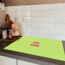 Grl pwr - Groen - Rood - 3D Inductie beschermer vinyl 3mm klein -sfeer3
