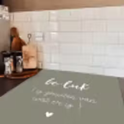 Geluk is genieten van wat er is - Quotes - Geluk definitie - Tekst - Woordenboek Inductie beschermer vinyl 3mm middel -sfeer3