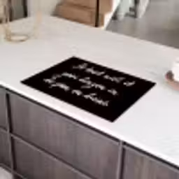 Ik kook niet - Spreuken - Koken - Humor - Quotes Inductie beschermer vinyl 3mm klein -sfeer8
