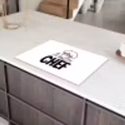 Keuken - Koken - Bakken - Chef - Master Chef - Kok - Tekst Inductie beschermer vinyl 3mm klein -sfeer8