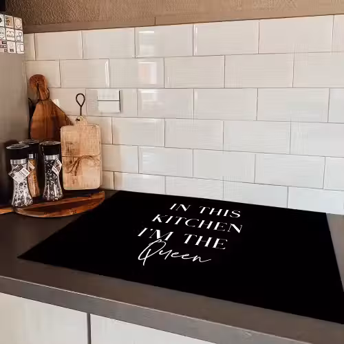Keukenkoningin Inductie beschermer vinyl 3mm klein -sfeer3