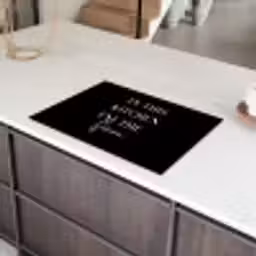 Keukenkoningin Inductie beschermer vinyl 3mm klein -sfeer8