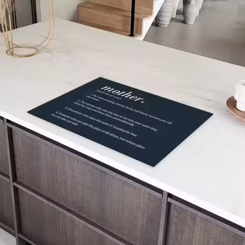 Mama definitie - Mother - Quotes - Spreuken Inductie beschermer vinyl 3mm klein -sfeer8