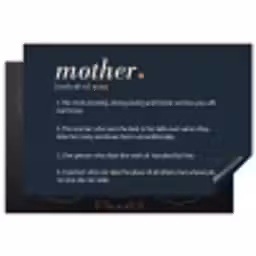Mama definitie - Mother - Quotes - Spreuken Inductie beschermer vinyl 3mm klein -3d