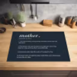 Mama definitie - Mother - Quotes - Spreuken Inductie beschermer vinyl 3mm klein -sfeer5