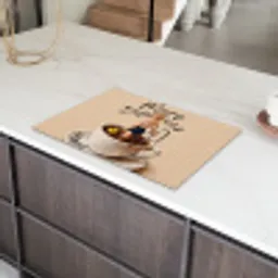 More espresso - Koffie - Eend Inductie beschermer vinyl 3mm klein -sfeer8