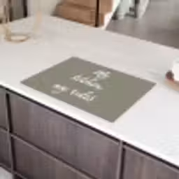My kitchen, my rules - Spreuken - Quotes Inductie beschermer vinyl 3mm klein -sfeer8