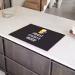 Spreuken - Proost op de beste vader - Quotes - Papa Inductie beschermer vinyl 3mm klein -sfeer8