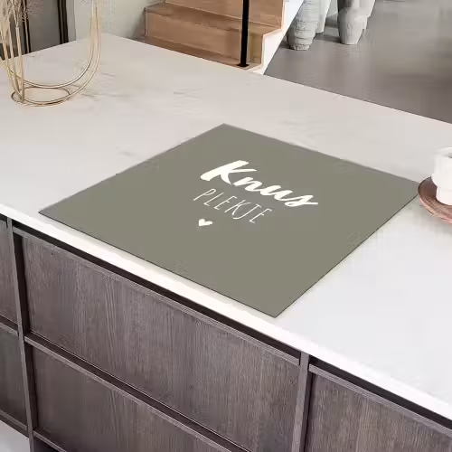 Spreuken - Knus plekje - Tekst - Zomer Inductie beschermer vinyl 3mm middel -sfeer8