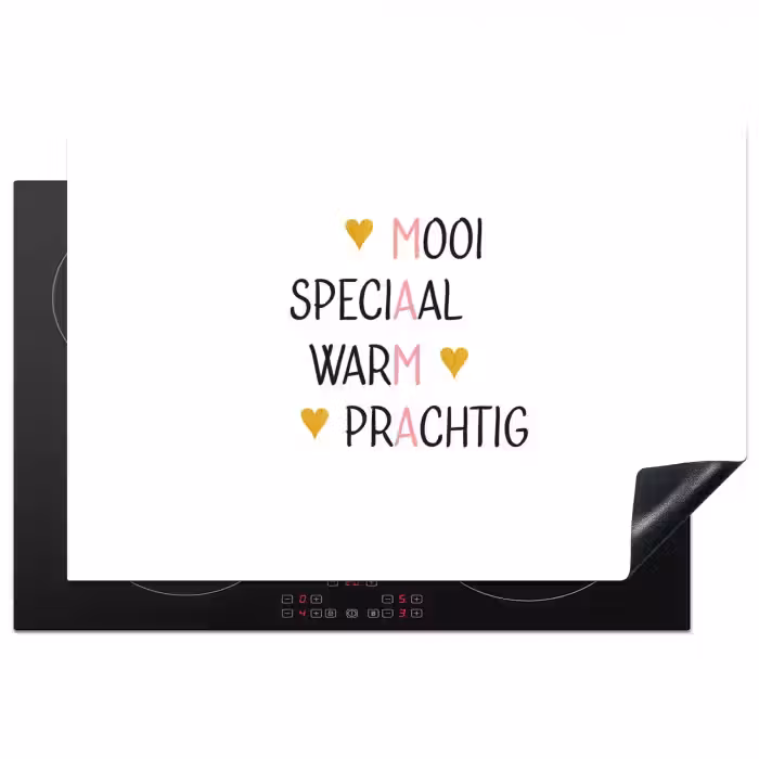 Spreuken - Mama - Quotes Inductie beschermer vinyl 3mm klein -3d