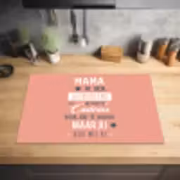 Spreuken - Mama - Quotes - Mama jij hebt ons al Inductie beschermer vinyl 3mm klein -sfeer5