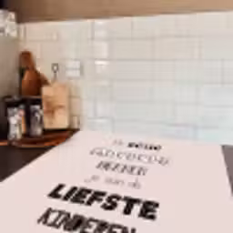 Spreuken - Quotes De Beste Moeders Hebben De Liefste Kinderen - Moederdag - Mama cadeau Inductie beschermer vinyl 3mm middel -sfeer3