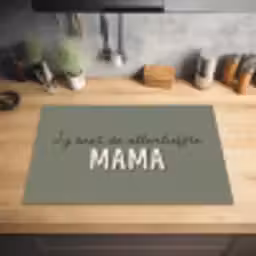 Spreuken - Quotes Jij bent de allerliefste Mama - Moederdag - Moeder cadeautje Inductie beschermer vinyl 3mm klein -sfeer5