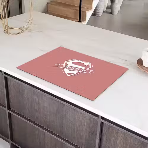 Spreuken - Supermom - Moeder - Quotes Inductie beschermer vinyl 3mm klein -sfeer8