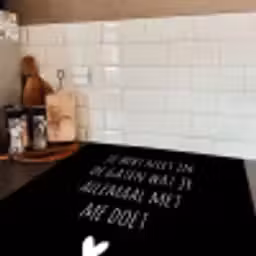 Spreuken - Wat je allemaal met me doet - Quotes Inductie beschermer vinyl 3mm middel -sfeer3