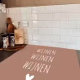 Spreuken - Wijnen wijnen wijnen - Quotes Inductie beschermer vinyl 3mm middel -sfeer3