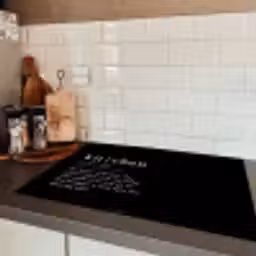 Quote - Zwart - Definitie keuken Inductie beschermer vinyl 3mm klein -sfeer3