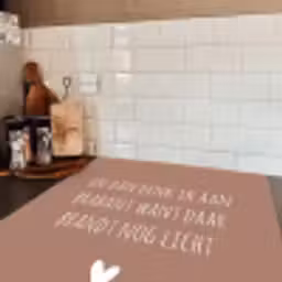 Quotes - En dan denk ik aan Brabant - Spreuken - Guus Meeuwis Inductie beschermer vinyl 3mm middel -sfeer3