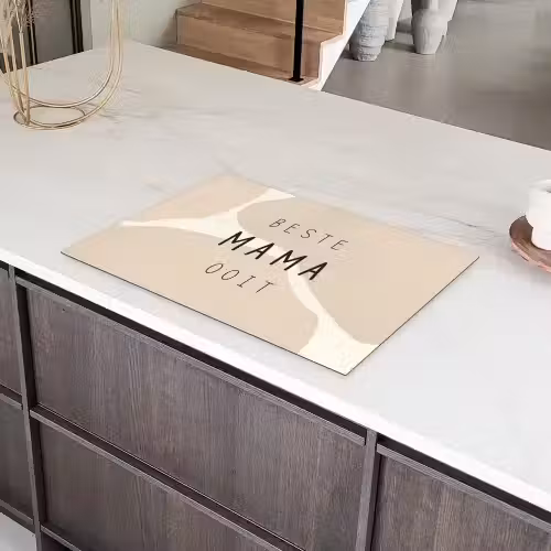 Quotes - Beste mama ooit - Mama - Spreuken Inductie beschermer vinyl 3mm klein -sfeer8