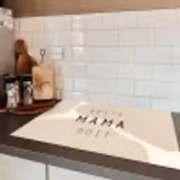 Quotes - Beste mama ooit - Mama - Spreuken Inductie beschermer vinyl 3mm klein -sfeer3