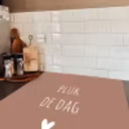 Quotes - Carpe diem - Pluk de dag - Spreuken Inductie beschermer vinyl 3mm middel -sfeer3