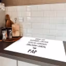 Quotes - Pap definitie - Spreuken - Vader Inductie beschermer vinyl 3mm klein -sfeer3