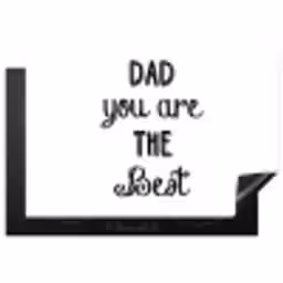 Quotes - Dad you are the best - Spreuken - Papa Inductie beschermer vinyl 3mm klein -3d