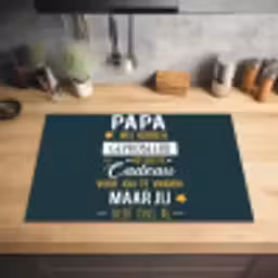 Quotes - Papa - Spreuken - Papa jij hebt ons al Inductie beschermer vinyl 3mm klein -sfeer5