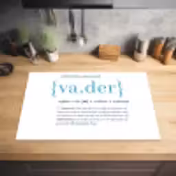 Quotes - Vader definitie - Spreuken - Woordenboek Inductie beschermer vinyl 3mm klein -sfeer5