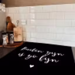 Quotes - Tuin - Buiten zijn is zo fijn - Tekst Inductie beschermer vinyl 3mm middel -sfeer3