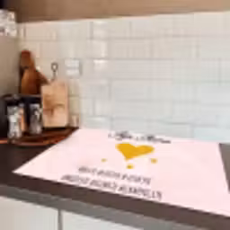 Quotes - Moeder - Spreuken - Mijn mama Inductie beschermer vinyl 3mm klein -sfeer3