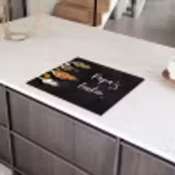 Quotes - Spreuken - Keuken - Papa's keuken - Papa Inductie beschermer vinyl 3mm groot -sfeer8