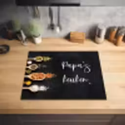 Quotes - Spreuken - Keuken - Papa's keuken - Papa Inductie beschermer vinyl 3mm groot -sfeer5