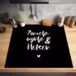 Quotes - Zonnetje, wijntje & kletsen - Tekst - Wijn - Zomer Inductie beschermer vinyl 3mm middel -sfeer5