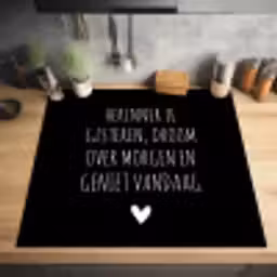 Herinner je gisteren droom over morgen geniet vandaag - Spreuken - Quotes Inductie beschermer vinyl 3mm middel -sfeer5